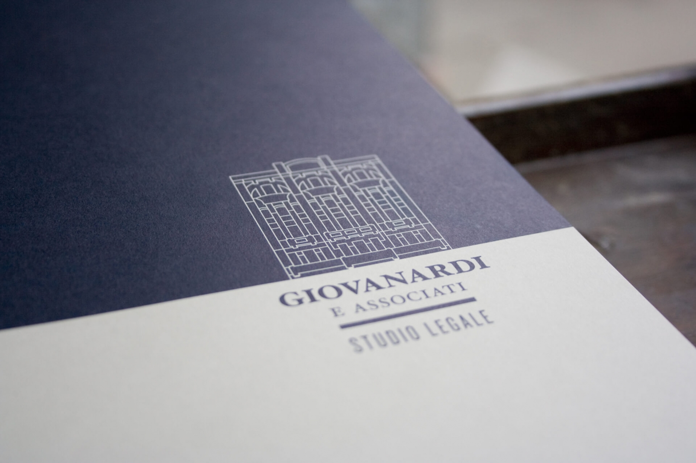 Tipografia Pezzini: cartellina portadocumenti per Giovanardi Studio Legale