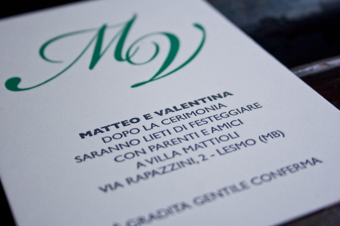 Tipografia Pezzini: partecipazioni di matrimonio